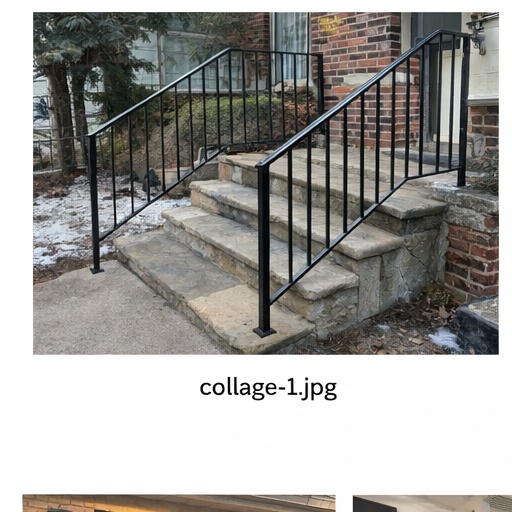Metro Property Care wrought iron railing project